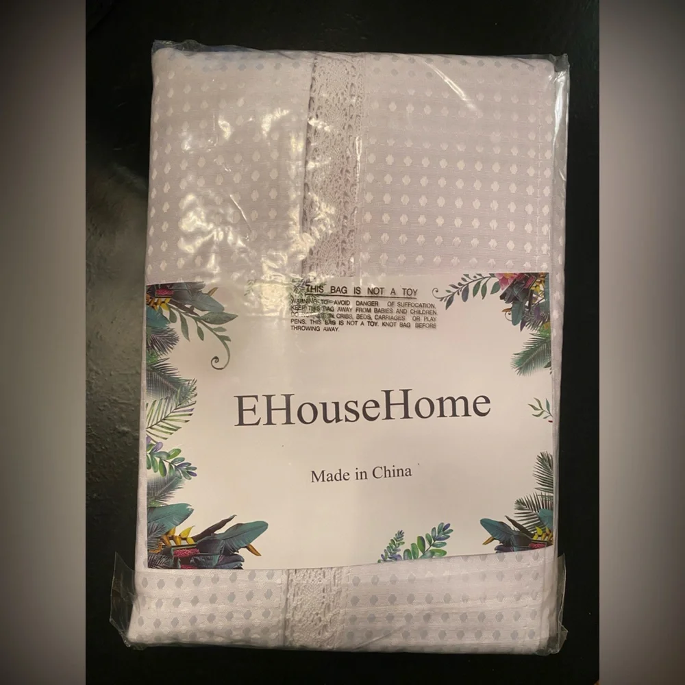 NWT 60x80” EHouse Home Table Cloth